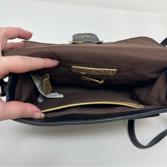 RACHEL ZOE CROSSBODY BAG IN BLACK AND GOLD - Picture 13 of 14